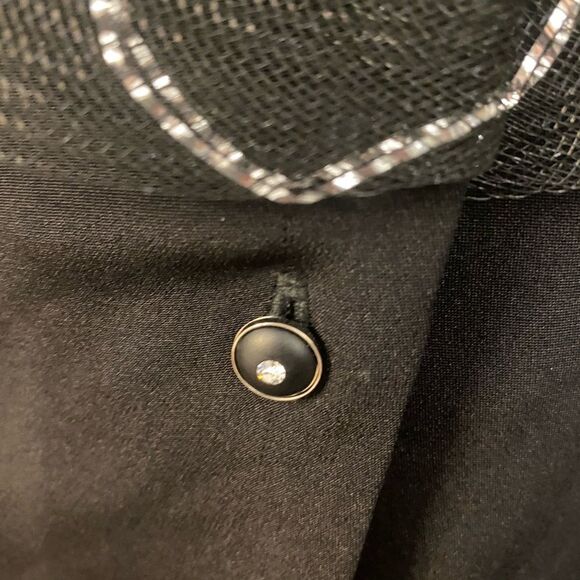 Samy Gicherman couture black blouse, M - Picture 5 of 9